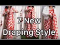 7 New Draping Style Draping Tutorial Winter Sari Draping Tutorial Sari Kese Pahne