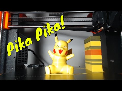 Pikachu - 3D Print (Prusa MK3s multi-material MMU2s)