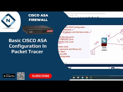Basic CISCO ASA Configuration In Packet Tracer | CISCO ASA