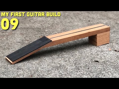 Acoustic Guitar Build part 9 // constructing the neck