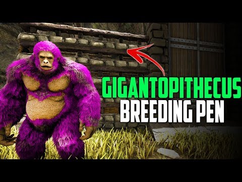 Gigantopithecus Breeding Pen and Griffin Hatching! Ark: Crystal Extinction E4