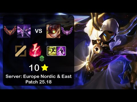 Kassadin Mid vs Ziggs - EUNE GrandMaster - Patch 25.18