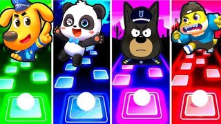 Download Lagu Sheriff Labrador And Babybus Vs Police Officer Vs Bad Guy Broke I Tiles Hop EDM Rush Games Thumbnail