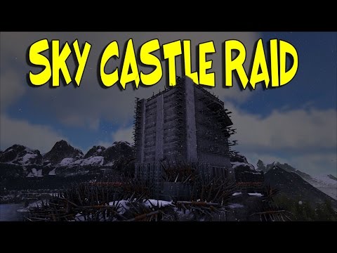 "THE SKY CASTLE RAID" - RAID CAM | Ark: Survival Evolved (60fps)