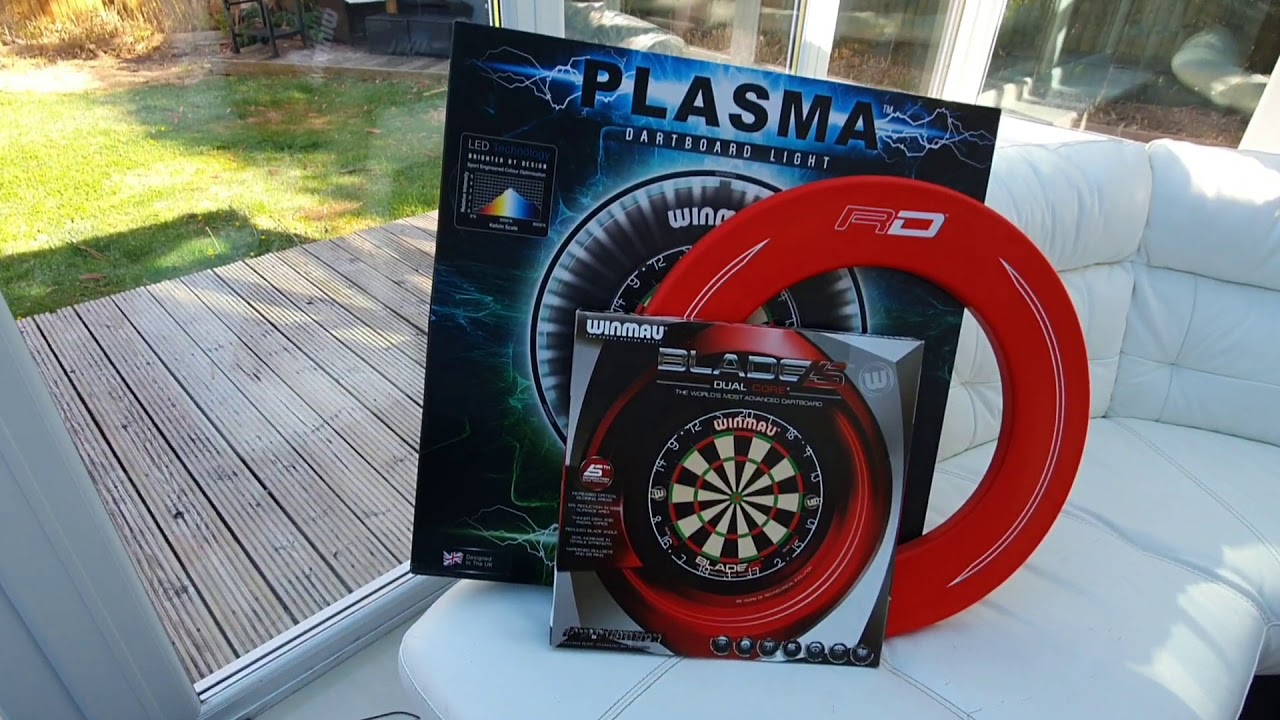Installing a Winmau Plasma Light & Blade 5 Dartboard