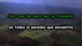 Francis Cabrel - Je T&#39;aimais, Je T&#39;aime, Je T&#39;aimerai Français y Español