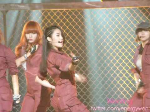 [FANCAM] 280510 4Minute HUH MuBank Rehearsal - Gayoon bias