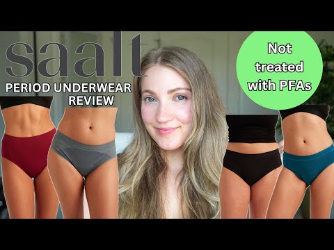 I FOUND THE BEST PERIOD UNDERWEAR! Saalt Period Underwear Review (Not Treated With PFAs)
