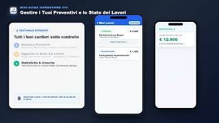 Mini-Guida 10: Gestire i Tuoi Preventivi e lo Stato dei Lavori