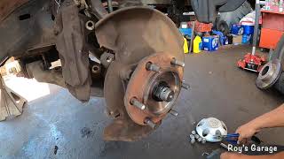How to Replace the Bearing+Hub Assembly on a 2006 Toyota Tacoma