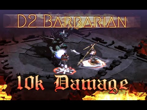 Diablo 2 Frenzy Barbarian Can RARE 1h AXE do 10k DMG?