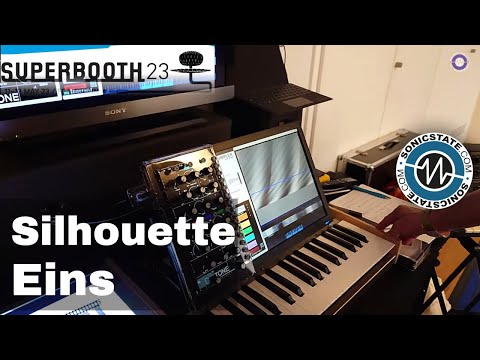 Superbooth 2023  Silhouette -  Visual Synthesiser Now With Audio To Visual Sampling