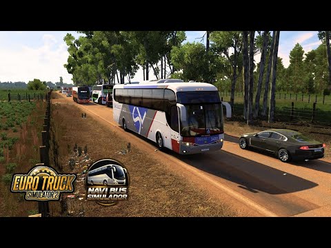 SIMULADOR DE ONIBUS | VIAGEM DE APARECIDA DO RIO DOCE-GO / RIO DOCE-GO | MOD BUS ETS2 | MAPA RBR