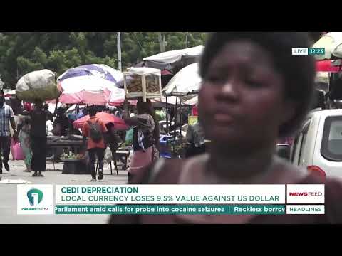 Ghana Cedi Depreciates 9.5% Against US Dollar