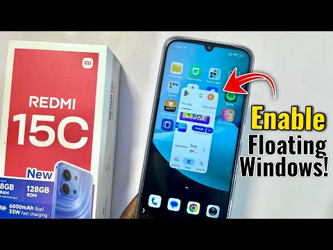 How to Enable Floating Windows on Redmi 15C - Use Pop Up View