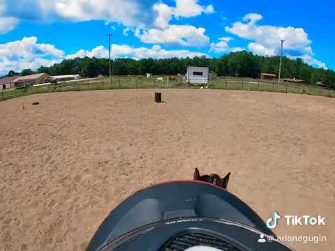 Barrel racing GoPro (practice run)
