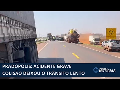 Grave acidente na rodovia Cunha Bueno em Pradópolis (01/10/25)