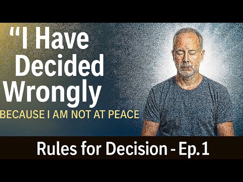 What Losing Your Peace is Really Telling You (ACIM Rules for Decision #1)