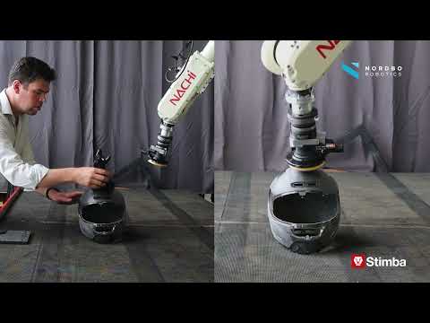 Mimic s bezdrátovým ovládaním s Nachi Nordbo Robotics