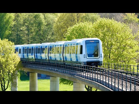 Stockholms tunnelbana, Metro | Gröna och Röda linjen i början på sommaren