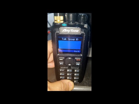 ANYTONE 878 KEY-UP Talk Group on the FLY BrandMeister DMR