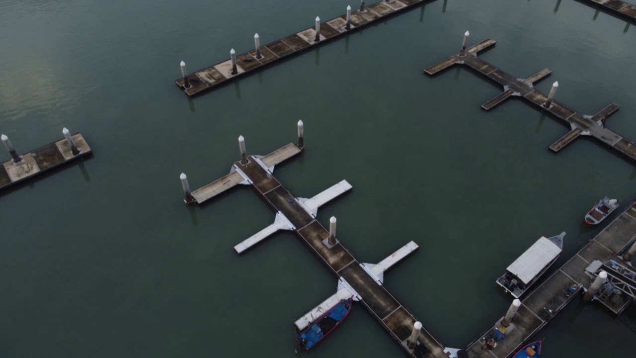 Experience the cinematic view of the Karpal Singh Drive, Penang.