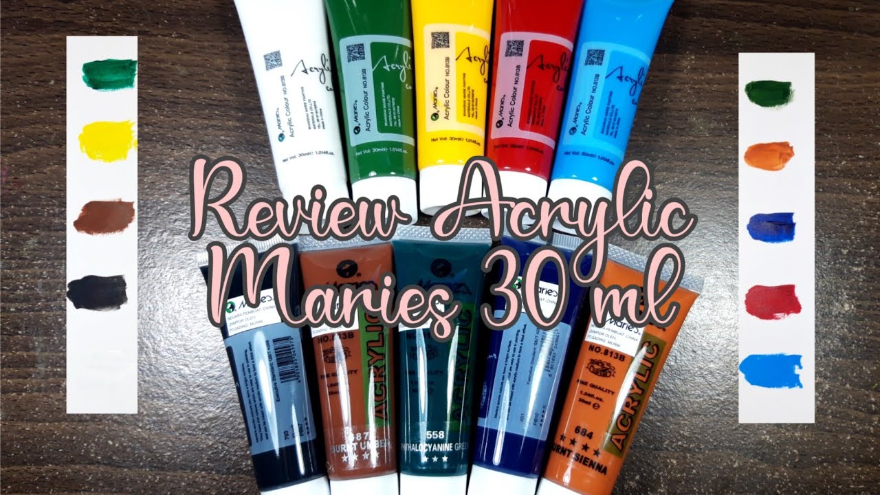 REVIEW 10 Warna Cat Akrilik 