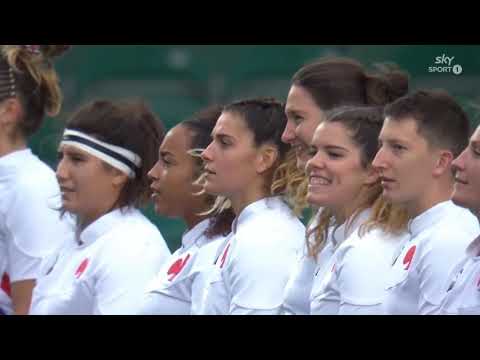 France vs Scotland Womens 6 Nations 2020   National Anthems mp4