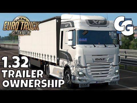 ETS2 - 1.32 Update - Trailer Ownership - ETS2 Vanilla Gameplay (No Mods)