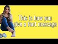 Face And Foot Massage For Relaxation