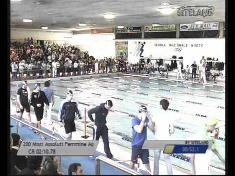 Serie 1 dei 200 Misti  Assoluti Femmine Agonisti - 16 Memorial Chiara Giavi