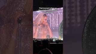 When Beyoncé almost lost her voice 🥺 #shorts