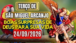 Terço Poderoso de São Miguel QUINTA 24/09/2026 PROTEÇÃO NO COMBATE - Vamos Rezar o Terço