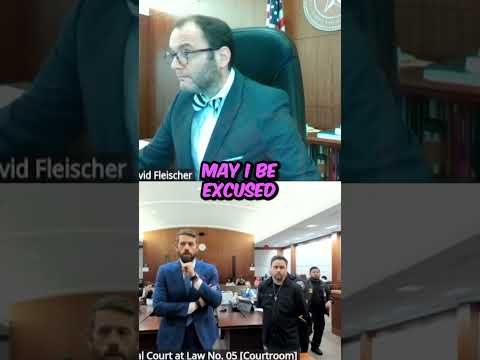 Judge Fleischer LOCKS UP Man For Picking Up ANOTHER Case