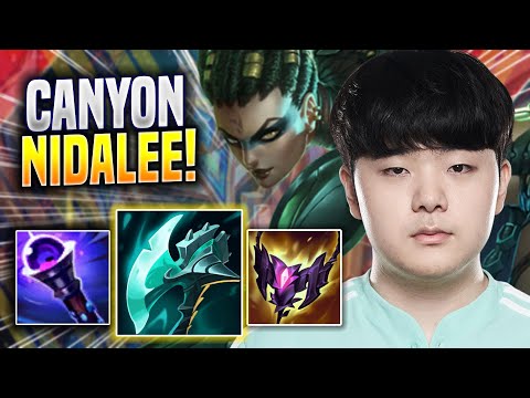 CANYON CRAZY GAME WITH NIDALEE! - DK Canyon Plays Nidalee JUNGLE vs Kindred! | Preseason 2023
