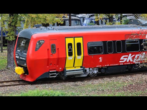 Zapach diesla Lokomotywownia Kraków Prokocim Spalinowy Zespół Trakcyjny DM90 🛤️ SD85-002 SKPL