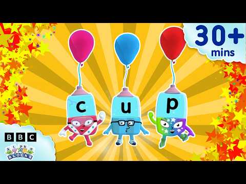 Last Day of School Spelling! | Learn to Read and Spell for Kids Compilation | Alphablocks
