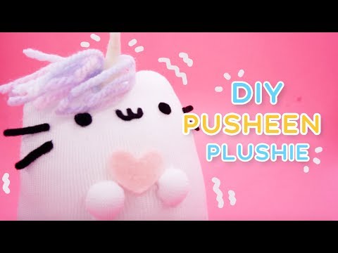 DIY PUSHEEN PLUSHIE | KAWAII SOCKS PLUSHIE | PUSHEENICORN