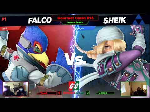 Gourmet Clash #16 - Goljee (Shiek) vs Toad (Falco) Losers Semis - Singles