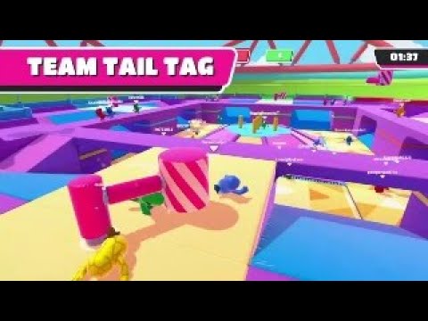 Fall Guys: Team Tail Tag Gameplay (PC HD) [1080p60FPS]