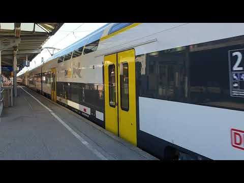 Rheintalbahn: Ausfahrt des RE's nach Basel Bad. Bahnhof in Offenburg!!!