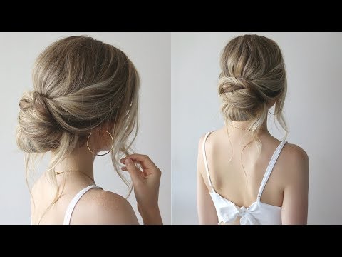 HOW TO: SIMPLE UPDO | Bridesmaid Hairstyles 2018