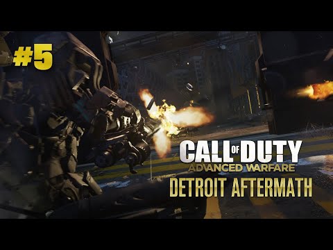 Call of Duty Advanced Warfare Veteran Walkthrough Gameplay (COD AW) - DETROIT AFTERMATH - Mission #5