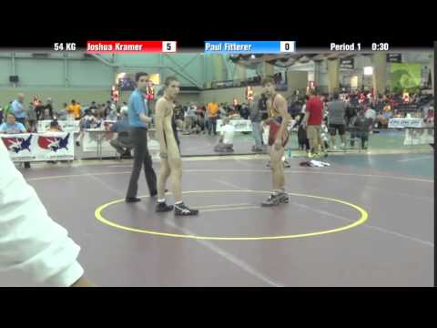 FILA Cadet 54 KG Joshua Kramer vs. Paul Fitterer