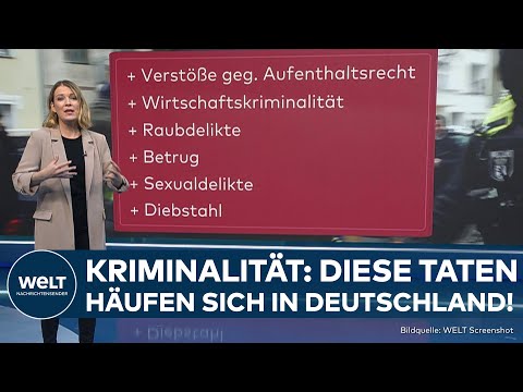 Video Thumbnail: KRIMINALSTATISTIK: Nordrhein-Westfalen verzeichnet starken Anstieg an nicht-deutschen Tätern