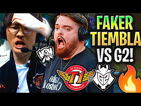 EL DÍA QUE G2 HIZO TEMBLAR A FAKER CON SKT T1! 😱CASTEO IBAI - SKT T1 VS G2 SEMIFINAL MUNDIAL 2019