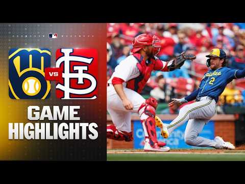 세인트루이스 VS 밀워키 2:6 MLB 스포츠하이라이트