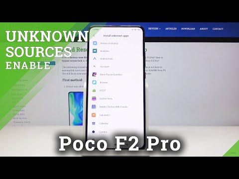 How to Allow Unknown Sources in XIAOMI Poco F2 Pro – Allow Downloads