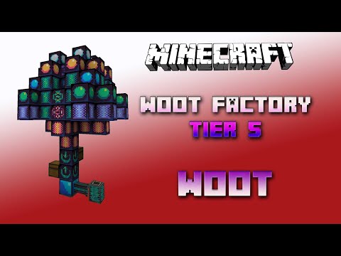 Woot Factory Farm Tier 5 💠 Minecraft Woot Tutorial 💠 English 💠 #Minecraft