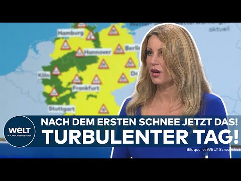 EXTREMWETTER IN DEUTSCHLAND: Äußerste Vorsicht geboten! Nach dem ersten Schnee jetzt das!
